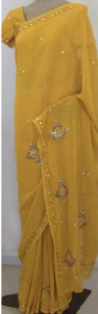 Georgette Sarees with Sequin Work