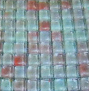 1x1 Crystal Dotted Series Pink/Acqua