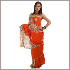 Designer Crepe Sarees