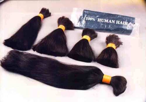 Loose Human Hair - Double and Single Drawn, Remy Quality | Available in Black, Grey, White - Sizes 6" to 36"