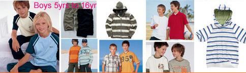 Boys Wears 5 Yrs - 16 Yrs