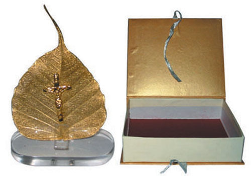 Gold Plated Peepal Leaf