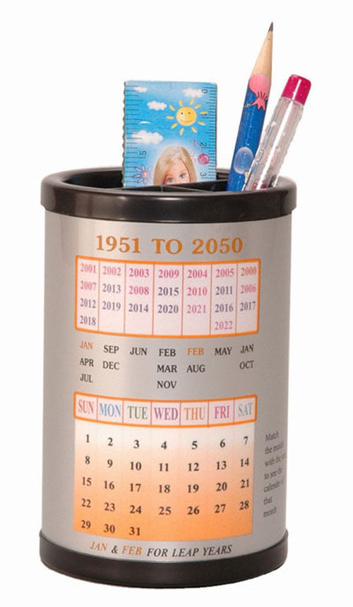 Pen Holder 100 Years Calender