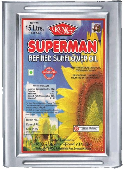 Superman Refined Sunflower Oil