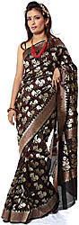 Black Banarasi Sarees