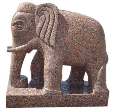 Granite Elephant Sculptures