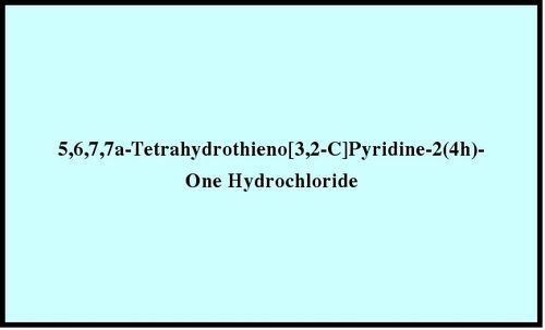 5,6,7,7a-Tetrahydrothieno[3,2-C]Pyridine-2(4h)-One Hydrochloride