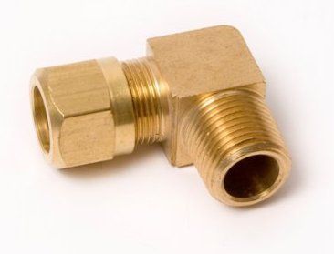 Compression 90A  Male Elbow Connector