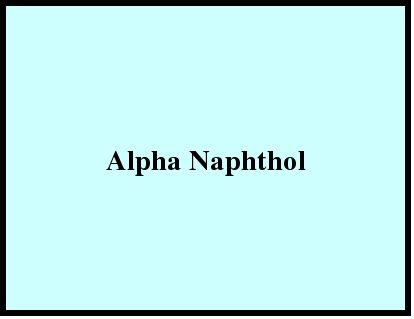 Alpha Naphthol