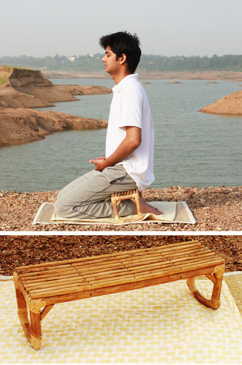 Meditation Cane Bench - Seiza