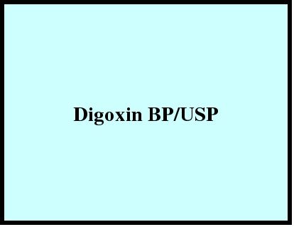 Digoxin BP/USP