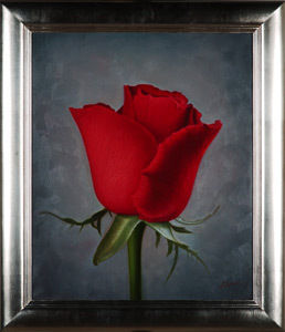 Red Rose Oil Paintings