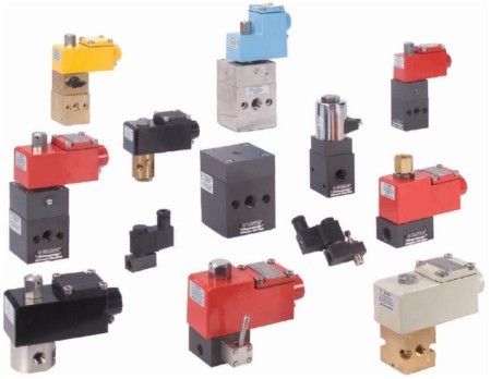 Rotex 3 Port Solenoid Valve - Anodized Aluminium, Operating Pressure Up to 150 Bar, Temperature Range -20°C to 80°C | Normally Closed, Normally Open, Direct Acting, Over 10 Million Cycles