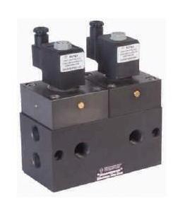 5 Port 3 Position Center Exhaust Solenoid Valve