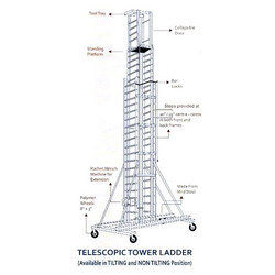  टेलीस्कोपिक टॉवर लैडर 
