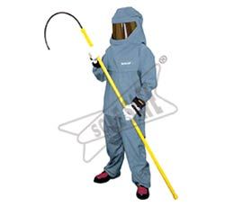 Arc Flash Suit - Arc Flash Personal Protective Equipment Kit, ATPV Ratings 55 & 75 cal/cmÂ², Includes Coat, Bib Overalls, PRO-HOODâ¢, Class 2 Insulating Rubber Gloves, Meets NFPA 70E-2004 Standards