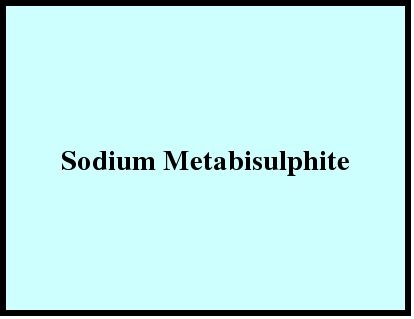 Sodium Metabisulphite