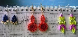 Handmade Paper Earring