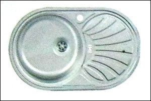 Round Shape Stainless Steel Single Sink