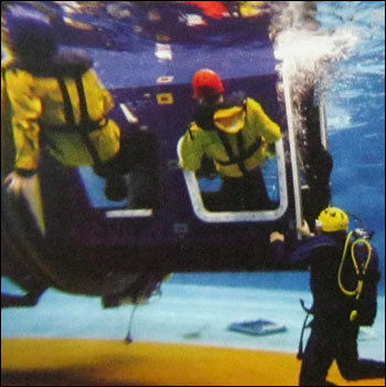 Helicopter Underwater Escape Training