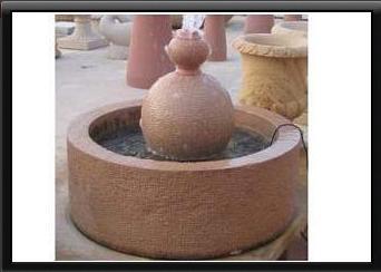 Pink Sand Stone Fountains