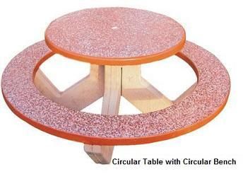 Circular Table With Circular Bench