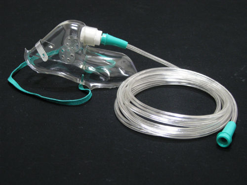 Adult Oxygen Mask Kit with Crush Resistant O2 Tubing