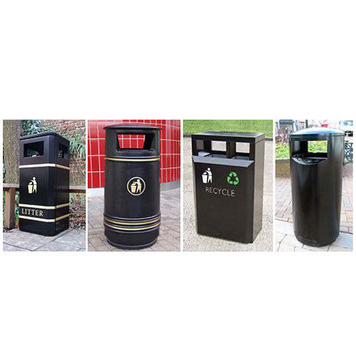 Cast Aluminium Litter And Wastes Bins