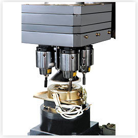 Multi Spindle Head Riveting Machine - Handles Up to 10 Rivets Simultaneously, Minimum Center Distance 32mm - Maximum Center Distance 120mm, Versatile for Different Levels