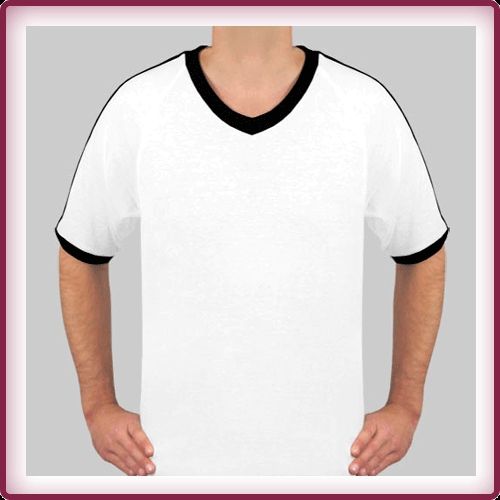 Cotton V Neck Ringer T-Shirts