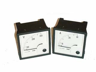 72mm Voltmeter & Ammeter