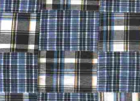 Blue Patchwork Fabrics