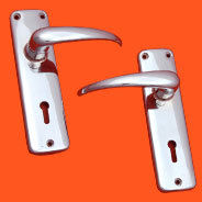 Zinc Die Cast-Crome Plated Door Handle Plates