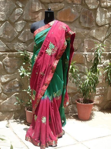 Chiffon Shaded Saree