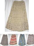 Long Printed Cotton Skirts