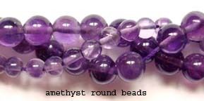 Amethyst Round Beads