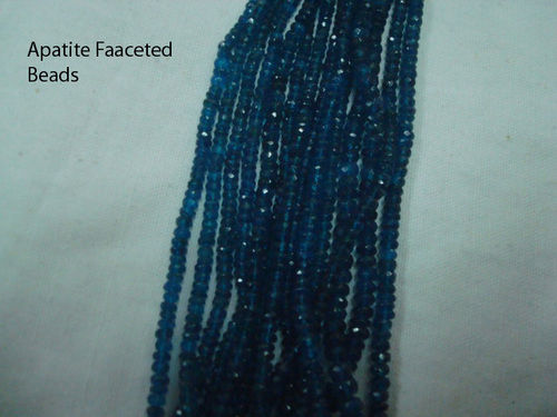 Apatite Faceted Beads