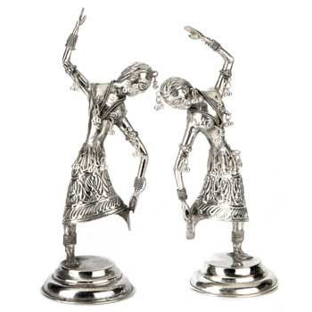 Silver Dancing Dolls