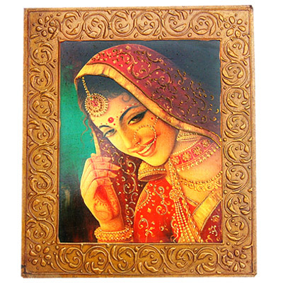 Splendid Bride Wooden Framed Paintings