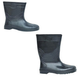 Safety Gumboots - Acid/Alkali Proof PVC/Rubber, Steel Toe Cap Option, Ant-Skid Design