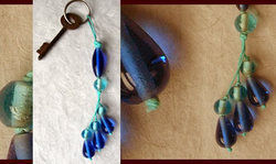 Beaded Tassel Key Ring