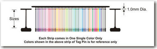 Tag Pin - Special PP Material, Soft and Flexible Design | Economical Tagging Solution for Fabric and Miscellaneous Articles