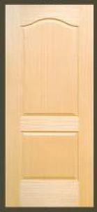 Two Panel Teak Veneer Doors