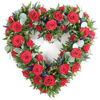 Heart Arrangement Flower Bunch