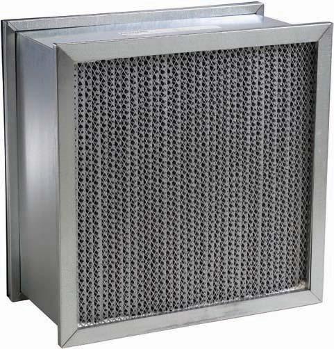 Cuboid Flange Type Air Filters