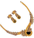 Ladies Gold Necklace Set