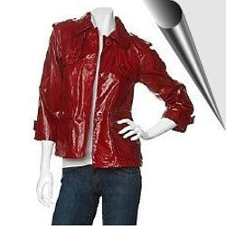 Ladies Designer Patent Jacket