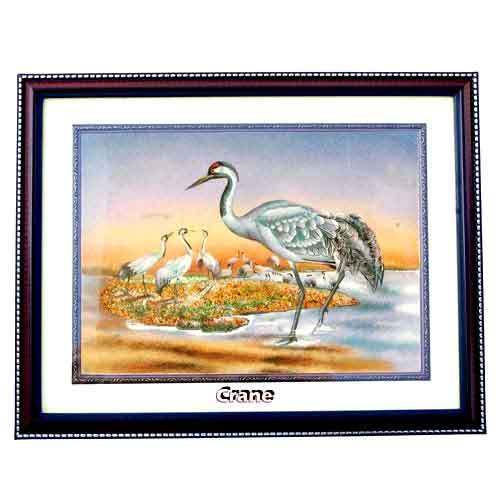 Crane Gemstone Paintings