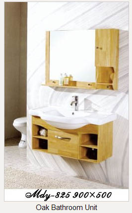 ओक बाथरूम कैबिनेट सेट