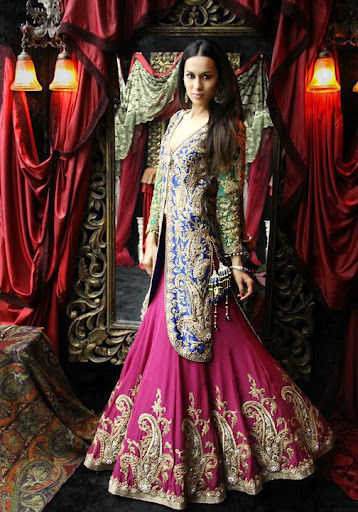 Pakistani Lehenga Designs For Party Wear | Maharani Designer
